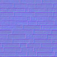 seamless wall bricks normal map 0005